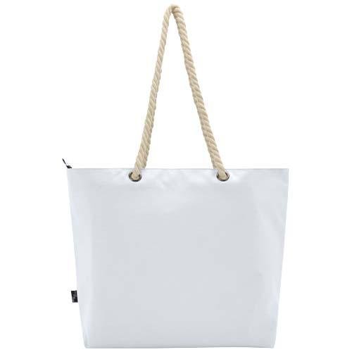 Panama GRS recycled beach cooler tote bag with cord handles 23L