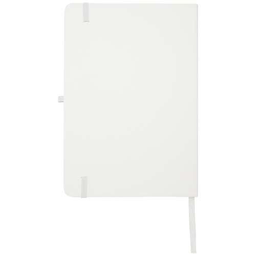 Teak A5 recycled hard cover notebook with lined pages