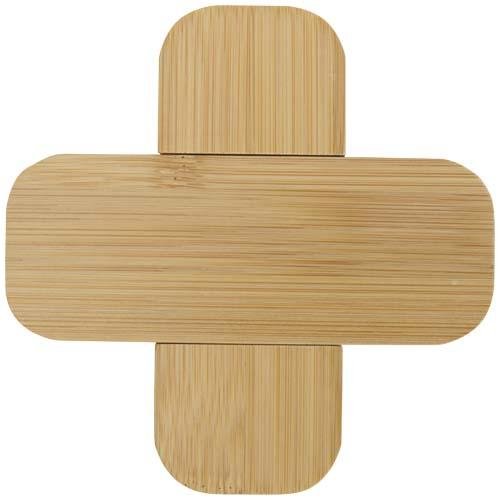 Croc bamboo trivet - small