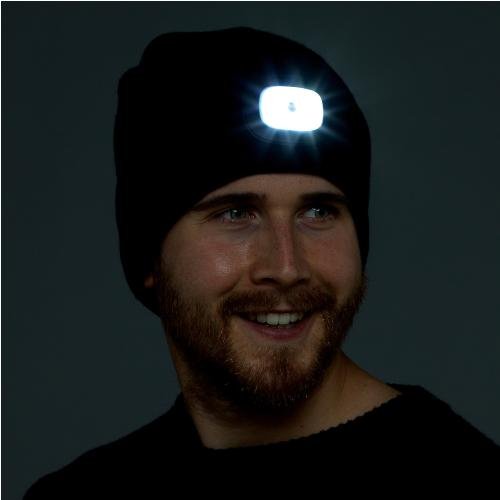 Beanie Hat With Rechargeable Light