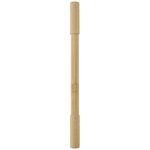 Samambu bamboo duo pen (blue ink)