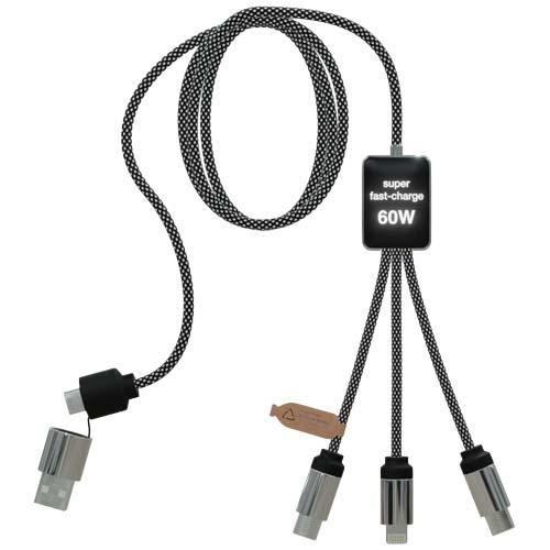 SCX.design C33 60W Type-C charging cable with dual light-up logo 