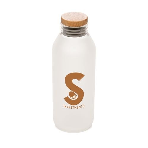 Soren 570ml Translucent Glass Bottle