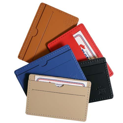 Citizen Green Tintin recycled leather card holder