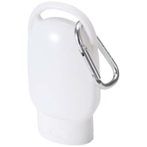 Rosie SPF 30 suncream with carabiner