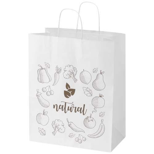 Kraft 80-90 g/m2 paper bag with twisted handles - 32 x 17 x 39 cm