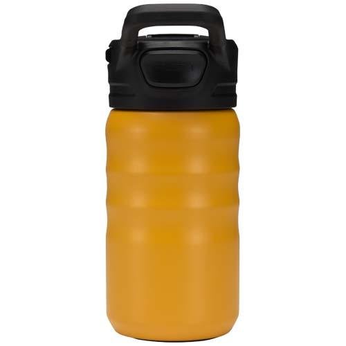 Knox 350 ml RCS recycled double wall stainless steel sport bottle with flip straw