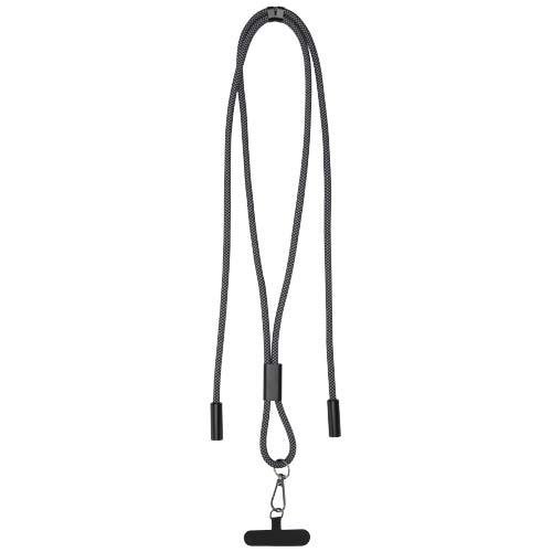 SMART 65W RPET charging cable with lanyard