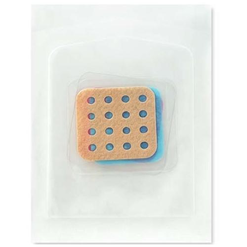 3-pieces anti scratch patches with full colour printed paper envelope 