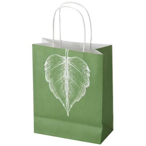 Kraft 120 g/m2 paper bag with twisted handles - 18 x 9 x 23 cm