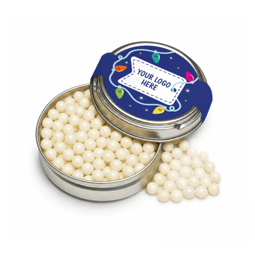 Winter Collection - Caviar Tin - White Chocolate Pearls