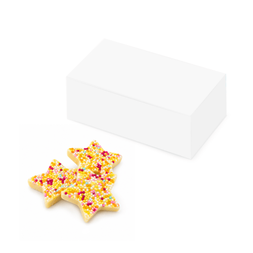 Matchday Treats - Eco Maxi Box - White Choc Jazzie Stars
