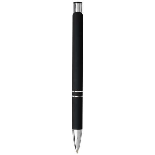 Moneta soft touch ballpoint pen (black ink)