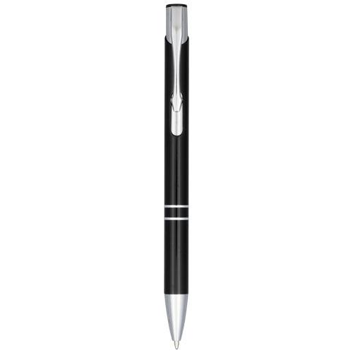 Moneta anodized aluminium click ballpoint pen (blue ink)